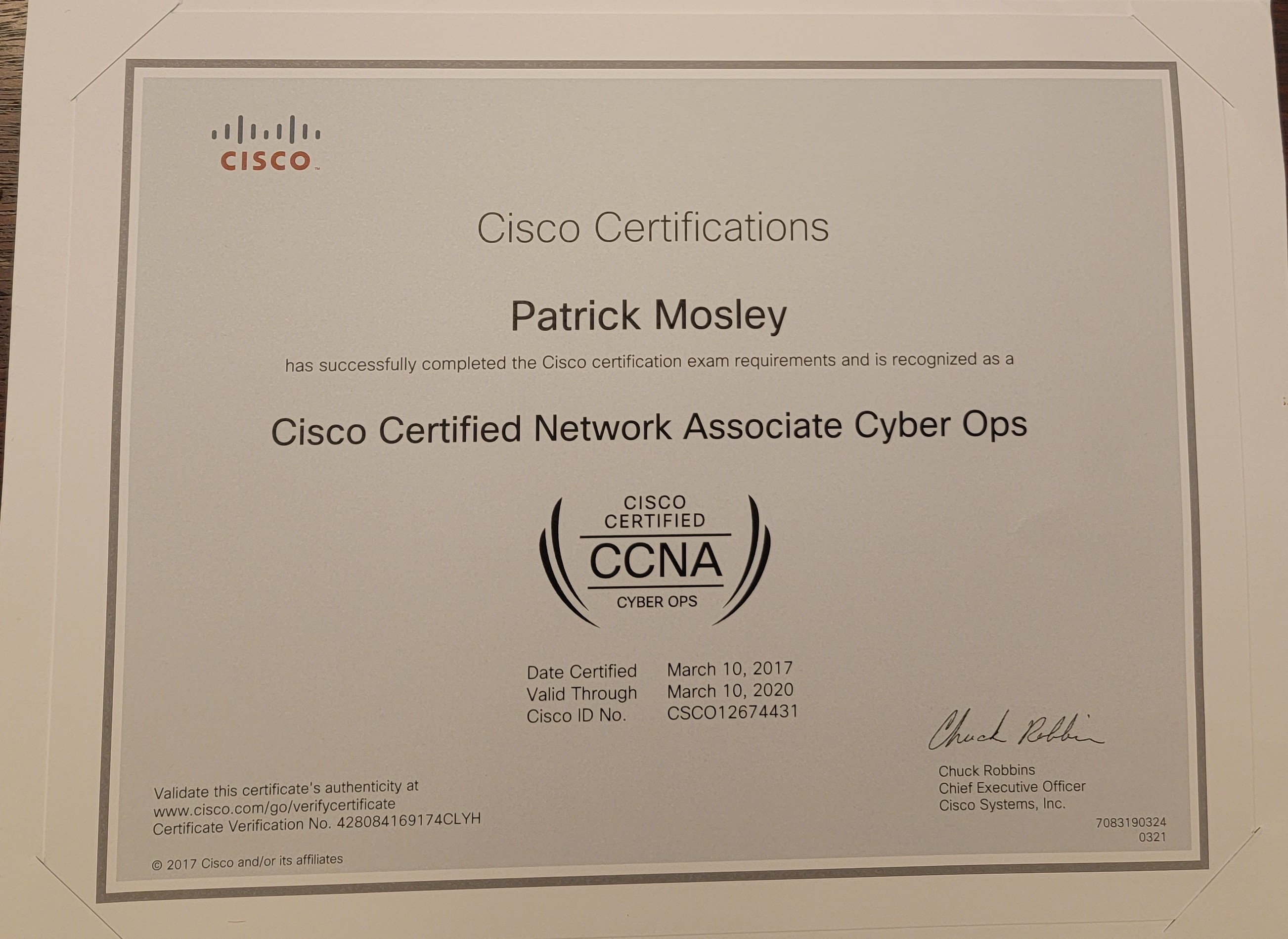 Cisco Cyber Ops